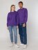 Толстовка Unit Toima, фиолетовая Толстовка Unit Toima, фиолетовая