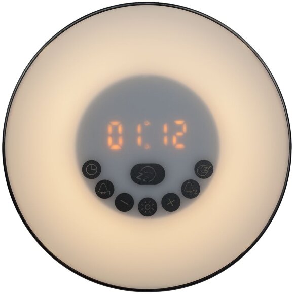 Лампа-колонка dreamTime для пробуждения светом и музыкой, черная Лампа-колонка dreamTime для пробуждения светом и музыкой, черная