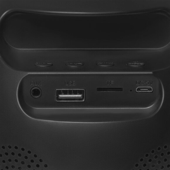 Лампа-колонка dreamTime для пробуждения светом и музыкой, черная Лампа-колонка dreamTime для пробуждения светом и музыкой, черная