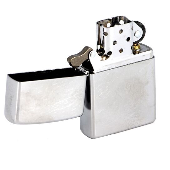 Зажигалка Zippo Armor Brushed, матовая серебристая Зажигалка Zippo Armor Brushed, матовая серебристая