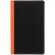Ежедневник Nice Twice, недатированный, черный с оранжевым
