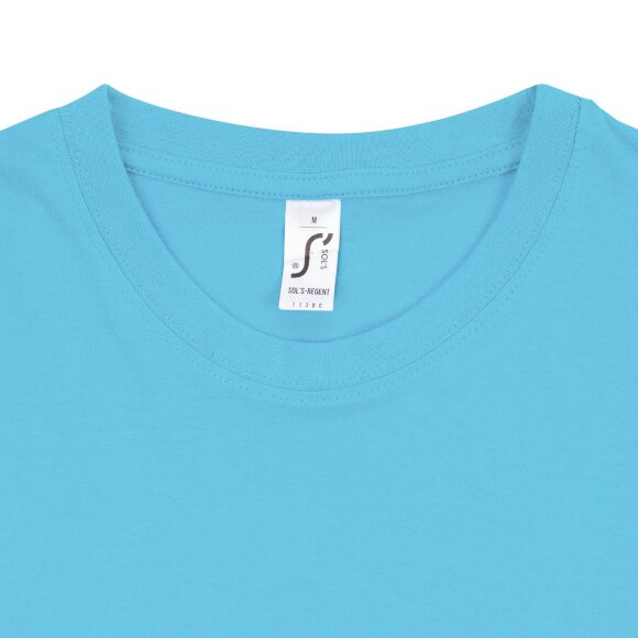 Футболка унисекс Regent 150, бирюзовая Футболка унисекс Regent 150, бирюзовая