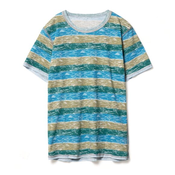 Футболка мужская Rayet двусторонняя, голубая с зеленым Футболка мужская Rayet двусторонняя, голубая с зеленым