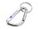 Карабин с брелоком, серебристый Карабин с брелоком, серебристый