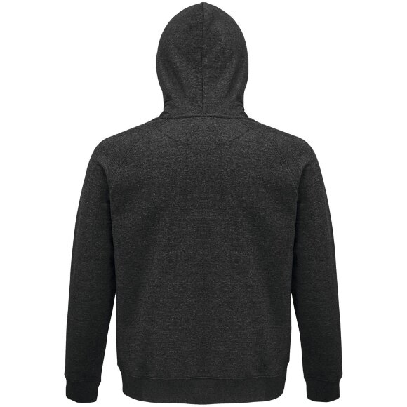 Толстовка унисекс Stellar, черный меланж Толстовка унисекс Stellar, черный меланж