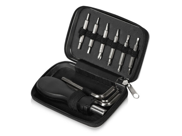 Набор отверток 10-в-1, серебристый Набор отверток 10-в-1, серебристый