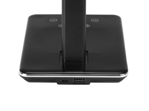 Настольная лампа с функцией беспроводной зарядки Starline, черный