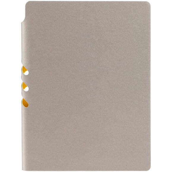 Ежедневник Flexpen, недатированный, серебристо-желтый Ежедневник Flexpen, недатированный, серебристо-желтый