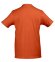 Футболка мужская с контрастной отделкой Madison 170, оранжевый/белый