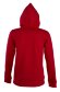 Толстовка женская на молнии с капюшоном Seven Women, красная