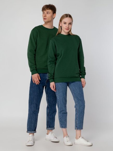 Толстовка Unit Toima Heavy, темно-зеленая Толстовка Unit Toima Heavy, темно-зеленая