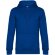 Толстовка с капюшоном унисекс King, ярко-синяя