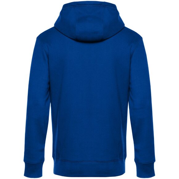 Толстовка с капюшоном унисекс King, ярко-синяя Толстовка с капюшоном унисекс King, ярко-синяя