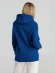 Толстовка с капюшоном унисекс King, ярко-синяя Толстовка с капюшоном унисекс King, ярко-синяя