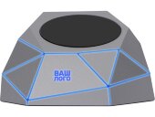 Док-станция Geo Dock с быстрой беспроводной зарядкой, серебристый с синей подсветкой. XOOPAR Док-станция Geo Dock с быстрой беспроводной зарядкой, серебристый с синей подсветкой. XOOPAR