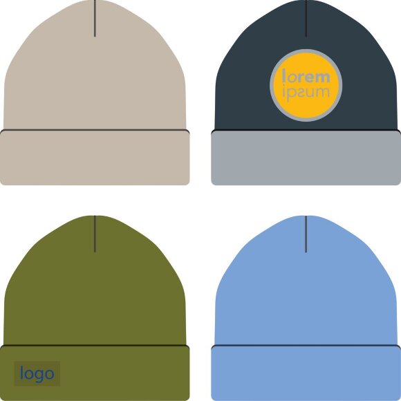 Шапка на заказ Calle Classic, полушерсть Шапка на заказ Calle Classic, полушерсть