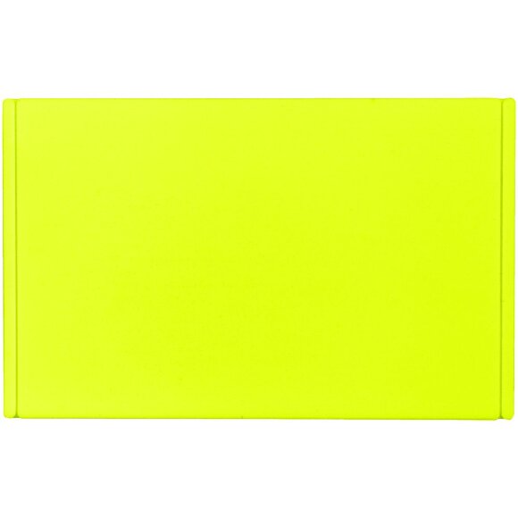 Лейбл из ПВХ Dzeta, ХL, желтый неон