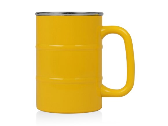 Кружка Баррель 400мл, желтый Кружка Баррель 400мл, желтый