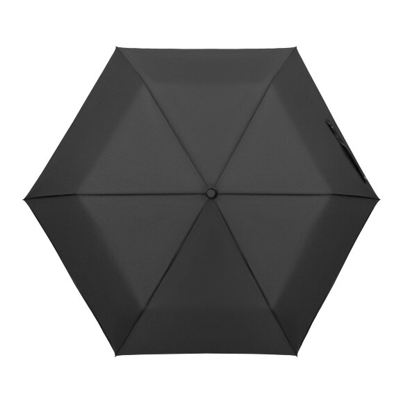 Зонт складной Filton, черный (с функцией Safety System)