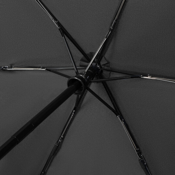 Зонт складной Filton, черный (с функцией Safety System)