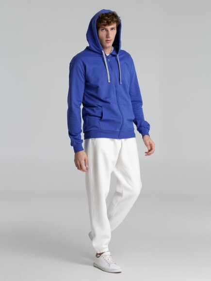 Толстовка на молнии с капюшоном Unit Siverga , ярко-синяя Толстовка на молнии с капюшоном Unit Siverga , ярко-синяя