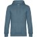 Толстовка с капюшоном унисекс King, серо-синяя Толстовка с капюшоном унисекс King, серо-синяя