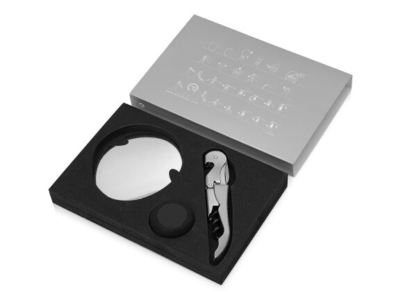 Набор аксессуаров для вина Nigota, серебристый Набор аксессуаров для вина Nigota, серебристый