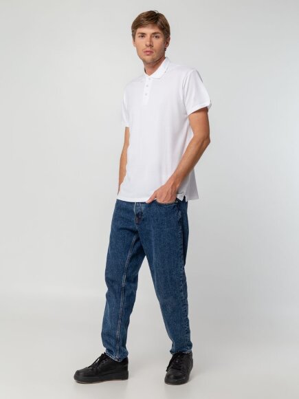 Рубашка поло мужская Spring 210, темно-серая Рубашка поло мужская Spring 210, темно-серая