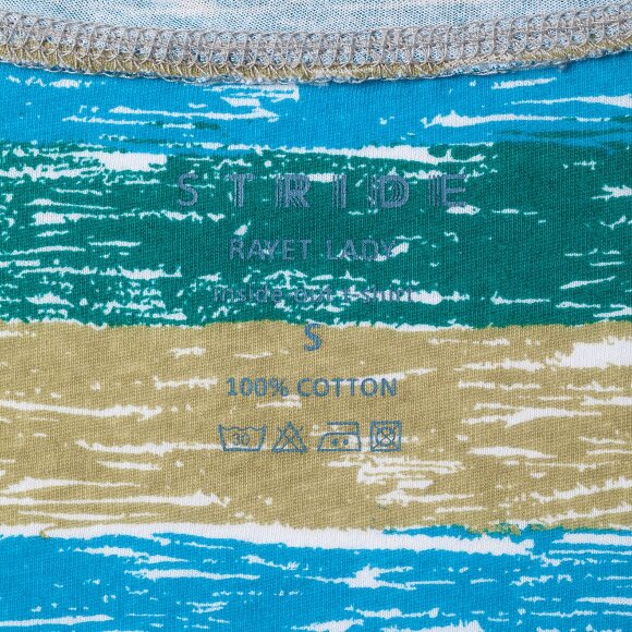 Футболка женская Rayet Lady двусторонняя, голубая с зеленым Футболка женская Rayet Lady двусторонняя, голубая с зеленым