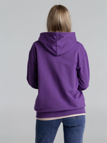 Толстовка на молнии с капюшоном Unit Siverga, фиолетовая Толстовка на молнии с капюшоном Unit Siverga, фиолетовая