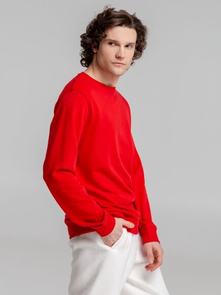 Свитшот унисекс BNC Inspire (Organic), красный Свитшот унисекс BNC Inspire (Organic), красный