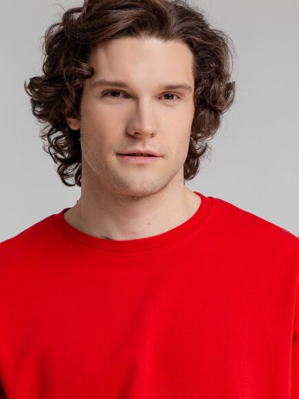 Свитшот унисекс BNC Inspire (Organic), красный Свитшот унисекс BNC Inspire (Organic), красный