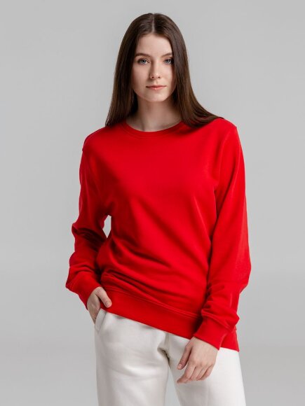 Свитшот унисекс BNC Inspire (Organic), красный Свитшот унисекс BNC Inspire (Organic), красный