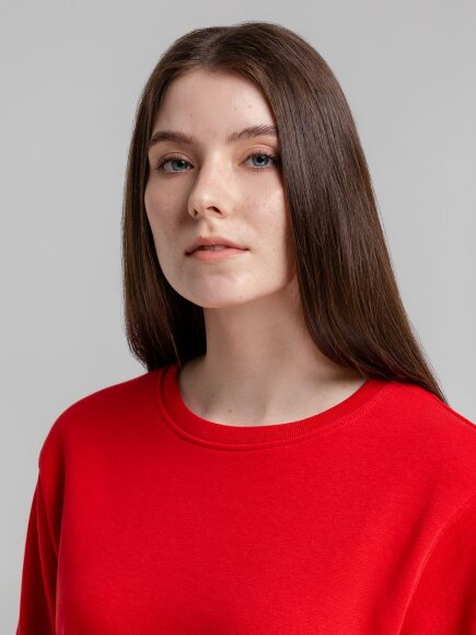 Свитшот унисекс BNC Inspire (Organic), красный Свитшот унисекс BNC Inspire (Organic), красный