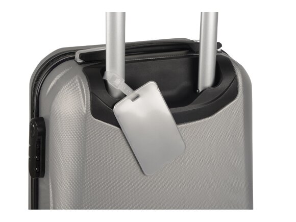 Бирка для багажа Voyage 2.0, серебристый Бирка для багажа Voyage 2.0, серебристый