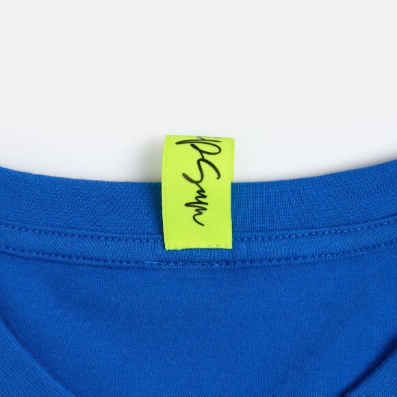 Лейбл тканевый Epsilon, S, желтый неон