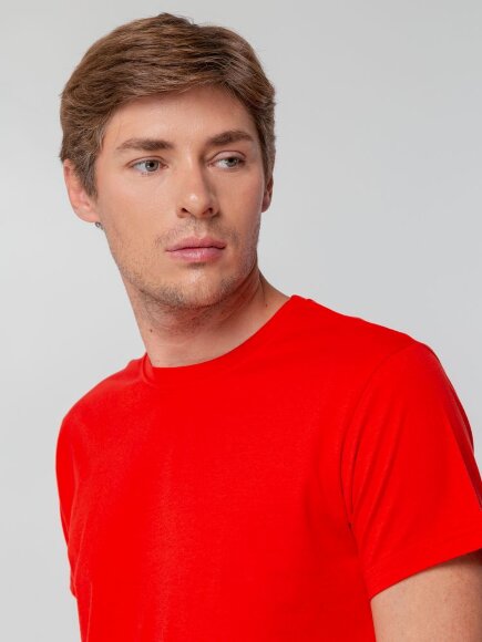 Футболка унисекс T-bolka 140, красная Футболка унисекс T-bolka 140, красная