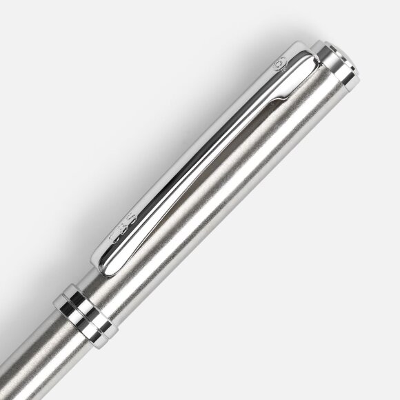 Ручка шариковая Delgado, серебристая