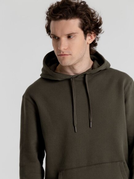 Толстовка с капюшоном унисекс King, хаки Толстовка с капюшоном унисекс King, хаки