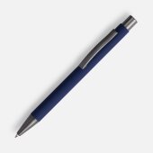 Ручка шариковая Atento Soft Touch, темно-синяя
