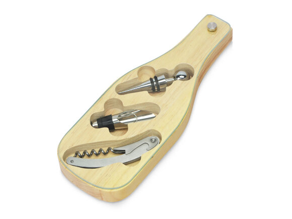 Набор аксессуаров для вина Pinotage со стеклянной крышкой Набор аксессуаров для вина Pinotage со стеклянной крышкой