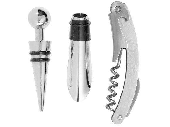 Набор аксессуаров для вина Pinotage со стеклянной крышкой Набор аксессуаров для вина Pinotage со стеклянной крышкой