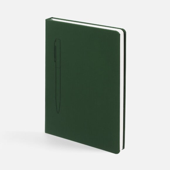 Ежедневник Magnet Shall, недатированный, зеленый Ежедневник Magnet Shall, недатированный, зеленый