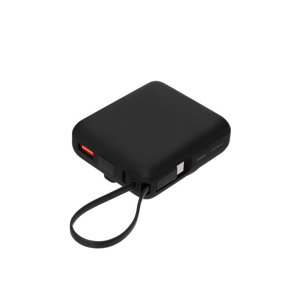 Внешний аккумулятор с подсветкой Ritter PD 10000mAh с функцией беспроводной зарядки 15W, черный