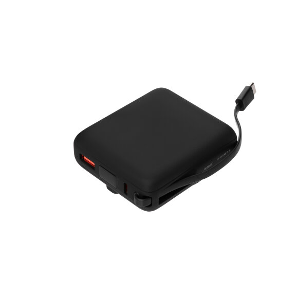 Внешний аккумулятор с подсветкой Ritter PD 10000mAh с функцией беспроводной зарядки 15W, черный