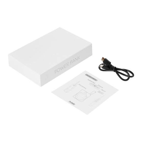 Внешний аккумулятор с подсветкой Ritter PD 10000mAh с функцией беспроводной зарядки 15W, черный