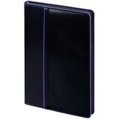 Ежедневник Alanis, недатированный, черный с фиолетовым