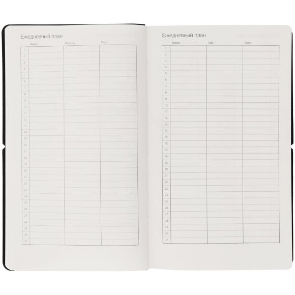 Ежедневник Nubuk, недатированный, светло-серый