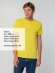 Футболка унисекс T-bolka 140, желтая Футболка унисекс T-bolka 140, желтая