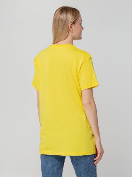 Футболка унисекс T-bolka 140, желтая Футболка унисекс T-bolka 140, желтая